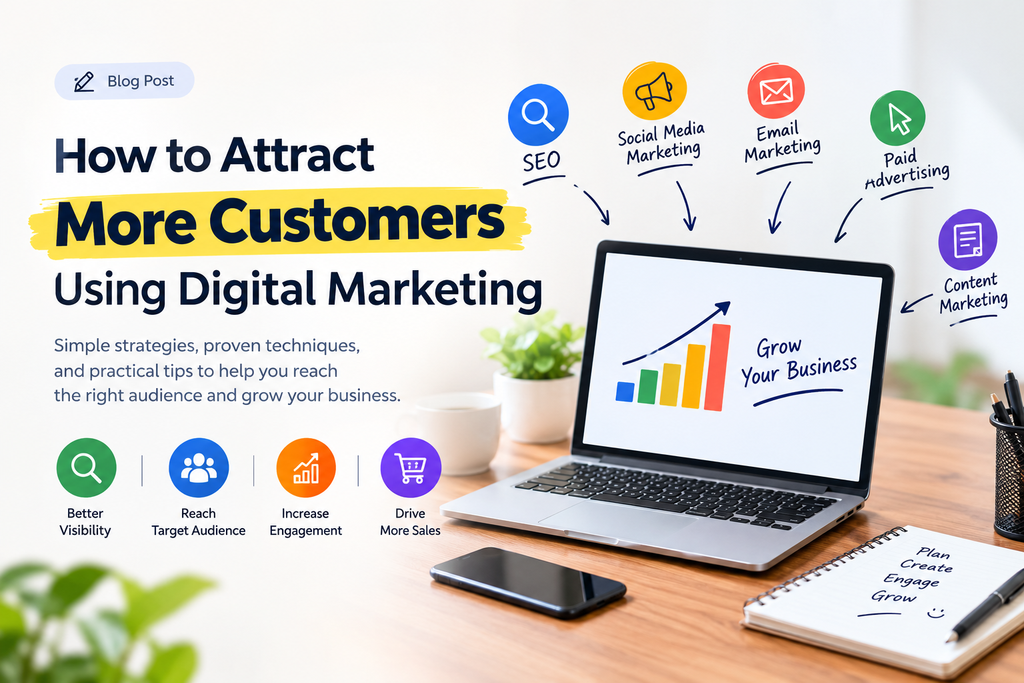 How to Attract More Customers Using Digital Marketing